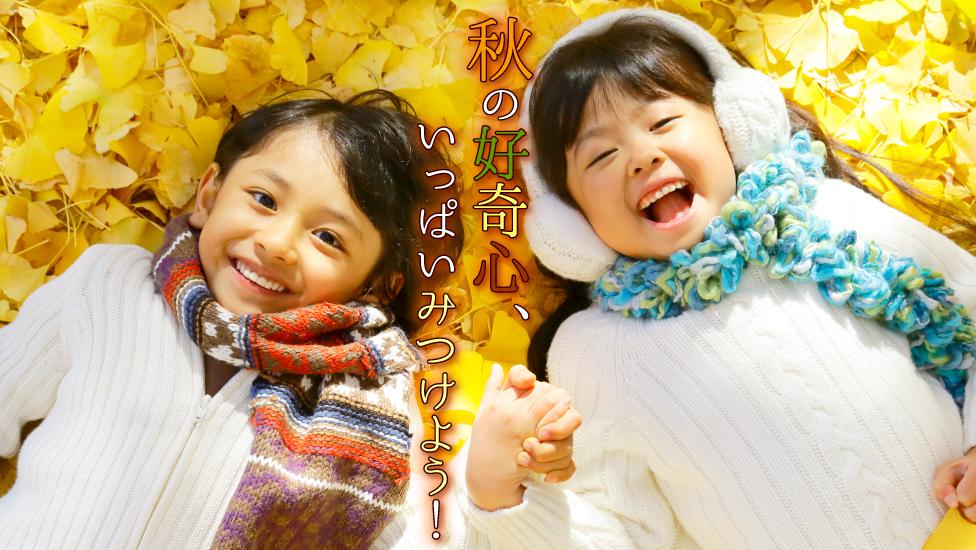 秋の好奇心、いっぱいみつけよう！